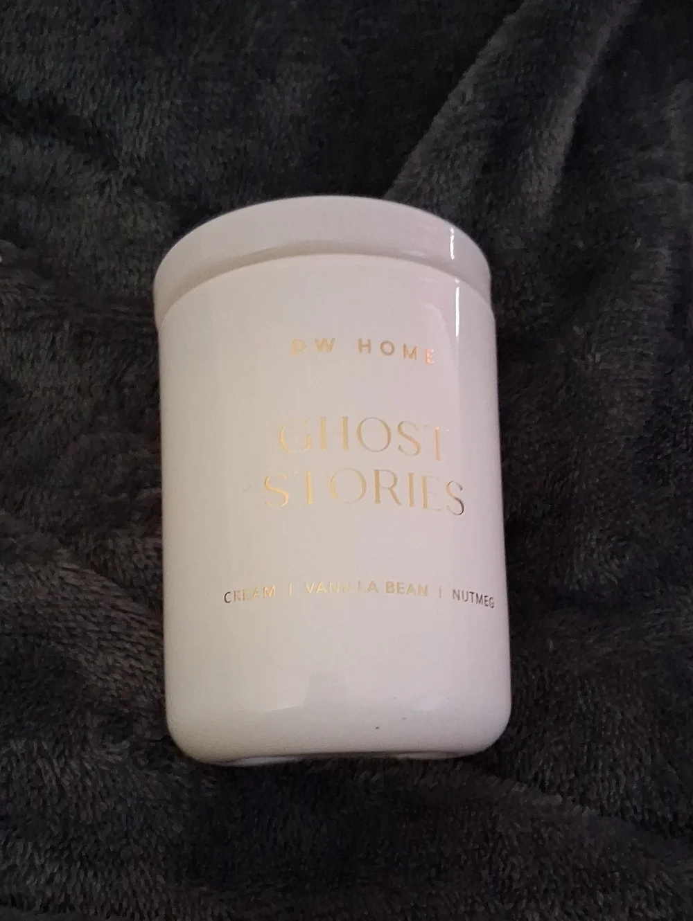 DW Home Ghost Stories Cream Vanilla Bean & Nutmeg Scented Candle - Cream